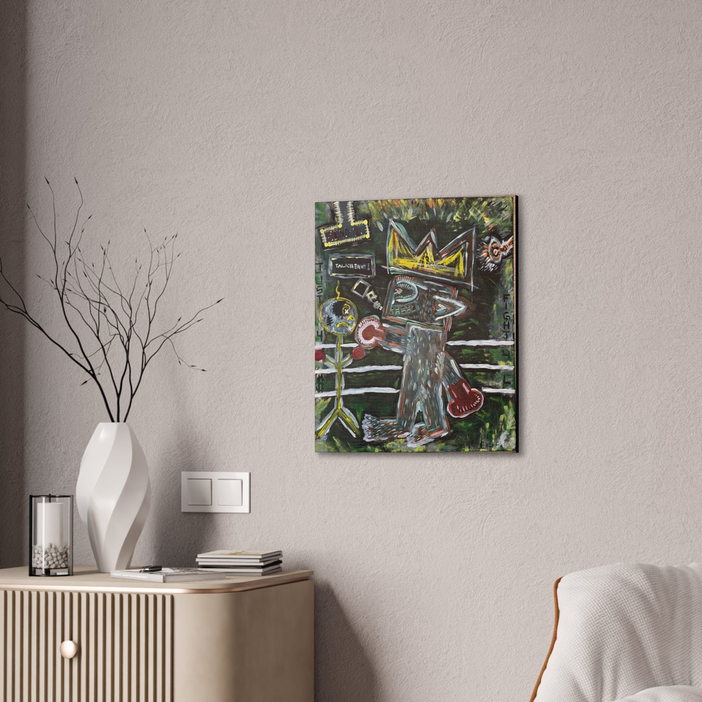 “Fight 4 L” 
20”X24” Canvas